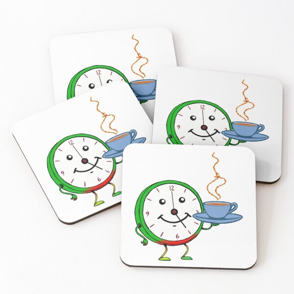 Item preview, TeaTime Clock designed and sold by 2Blue-Dots.
