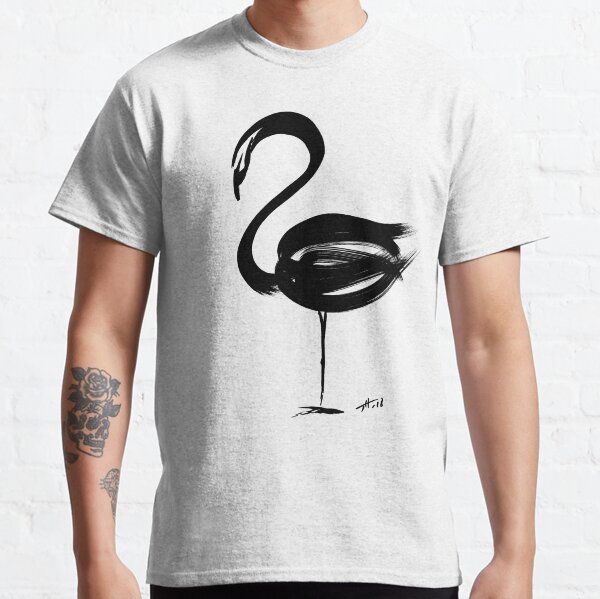 Flamingo - fusion of pen strokes Classic T-Shirt