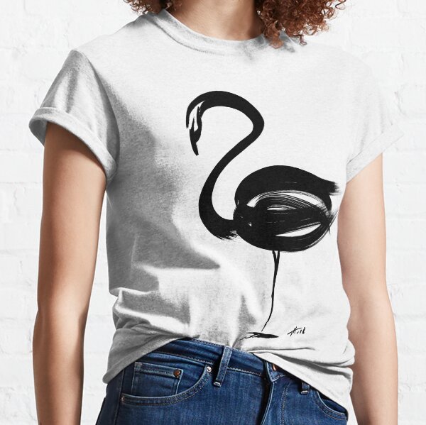 Flamingo - fusion of pen strokes Classic T-Shirt
