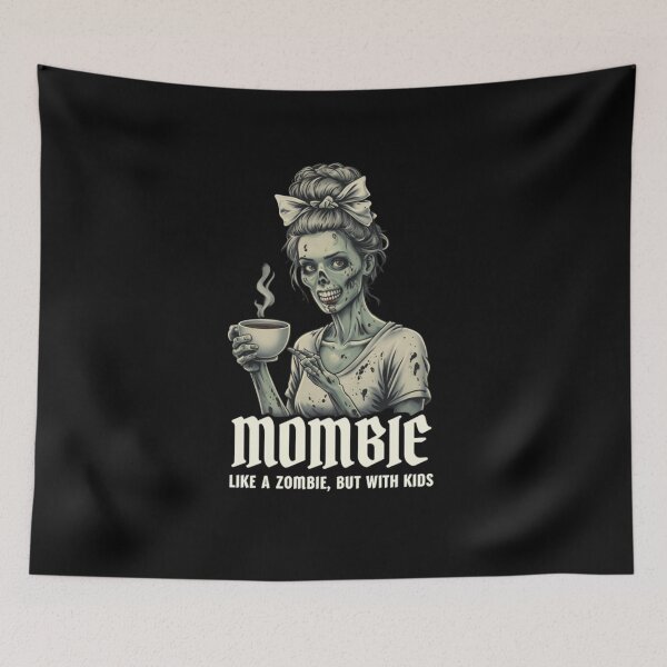 Item preview, Vintage-Style Humorous Zombie Woman designed and sold by Aise06.