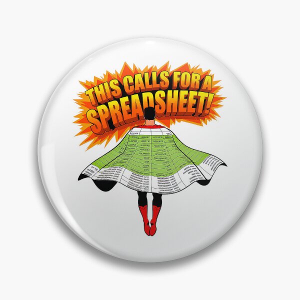 Item preview, This Calls for a Spreadsheet Superhero Edition designed and sold by Amanda's Factory.