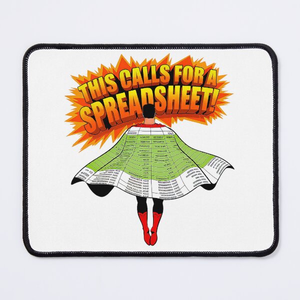 Item preview, This Calls for a Spreadsheet Superhero Edition designed and sold by Amanda's Factory.
