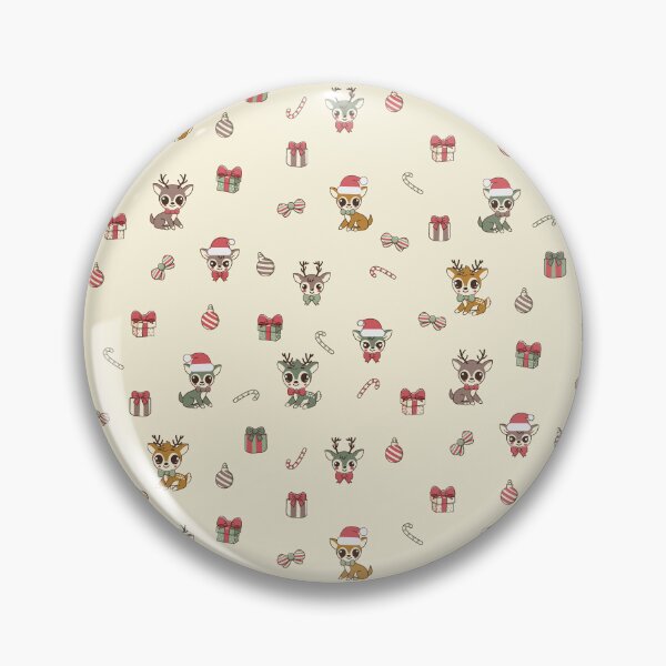 Item preview,  Festive Baby Deer Christmas Pattern designed and sold by saraartjem.