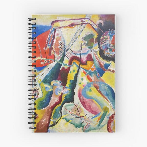 Item preview, Kandinsky Bild mit rotem Fleck designed and sold by maniacfitness.