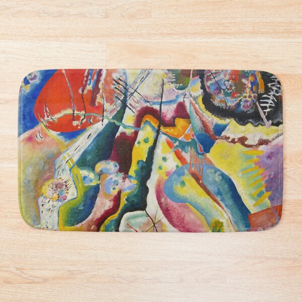Item preview, Kandinsky Bild mit rotem Fleck designed and sold by maniacfitness.
