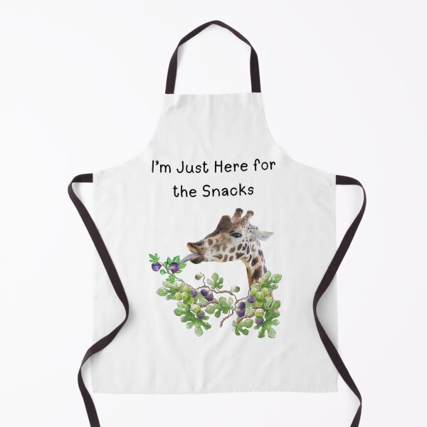 Item preview, Giraffe eating figs with long tongue designed and sold by SimpleUla.