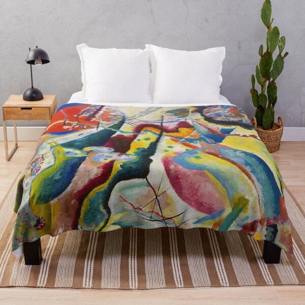 Item preview, Kandinsky Bild mit rotem Fleck designed and sold by maniacfitness.