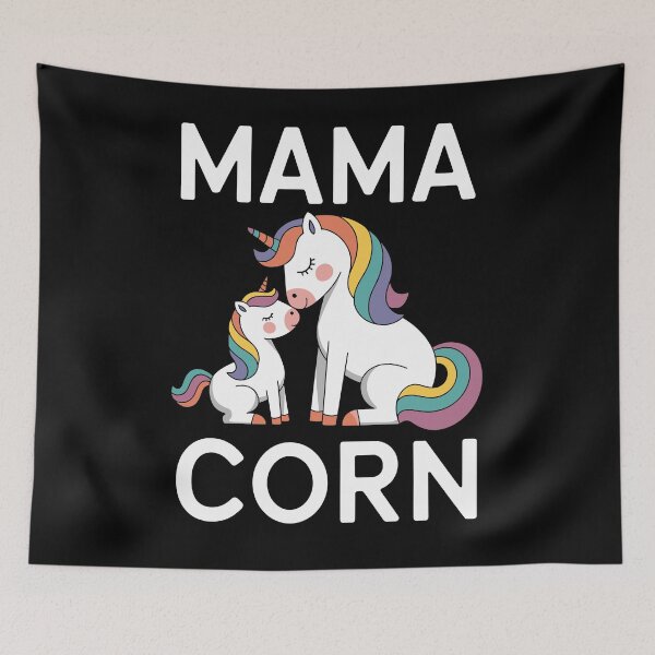 Item preview, Cute Rainbow Unicorn Mother Theme designed and sold by InsanseCreation.