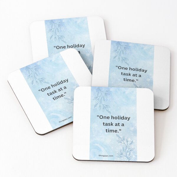 Item preview, "One holiday task at a time." designed and sold by CUTESTUFFnow.