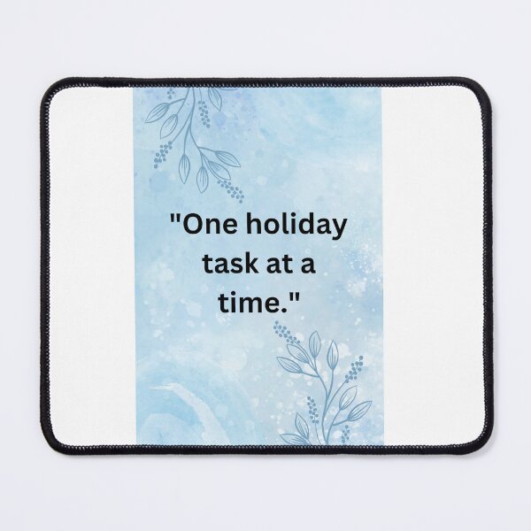 Item preview, "One holiday task at a time." designed and sold by CUTESTUFFnow.