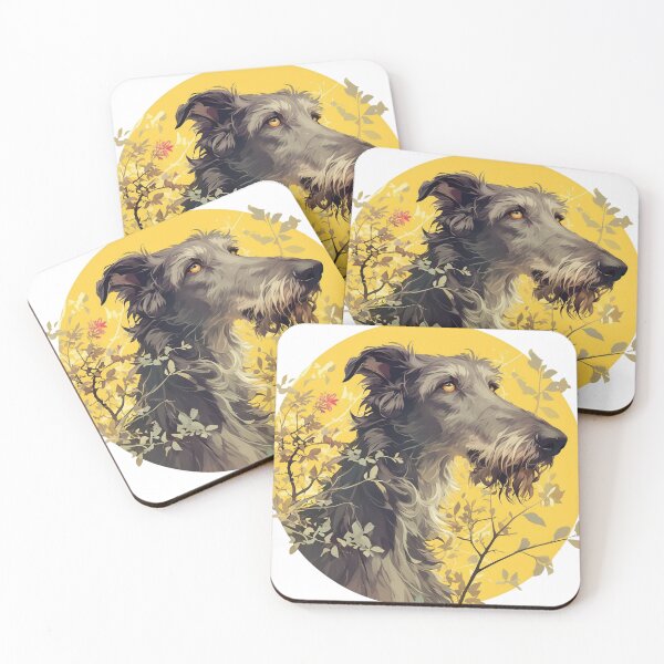 Artikelvorschau, Süßer schottischer Deerhound // Deerhound-Hund // Scottish Deerhound-Welpe entworfen und verkauft von SMARTKIT DESIGNAGENCY.