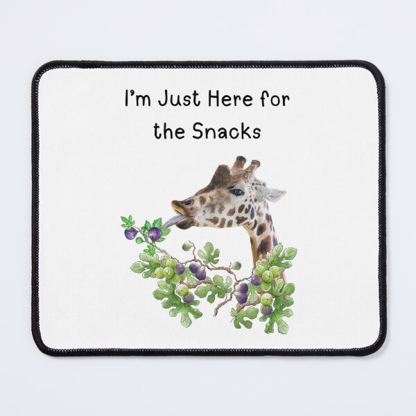 Item preview, Giraffe eating figs with long tongue designed and sold by SimpleUla.