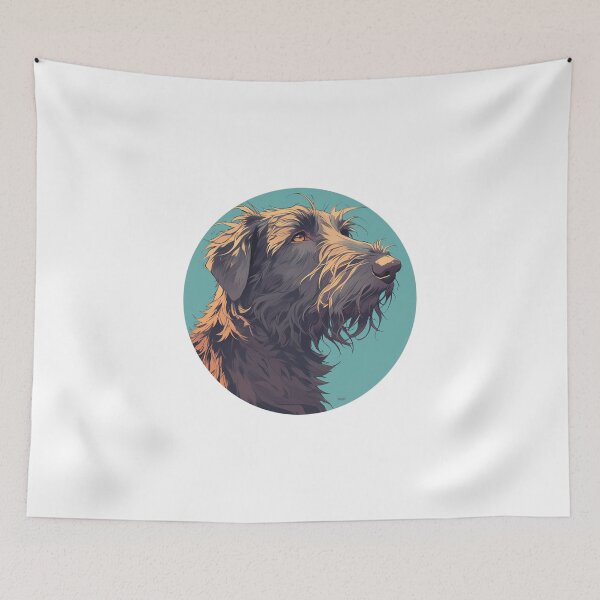 Artikelvorschau, Süßer schottischer Deerhound // Deerhound-Hund // Scottish Deerhound-Welpe entworfen und verkauft von SMARTKIT DESIGNAGENCY.