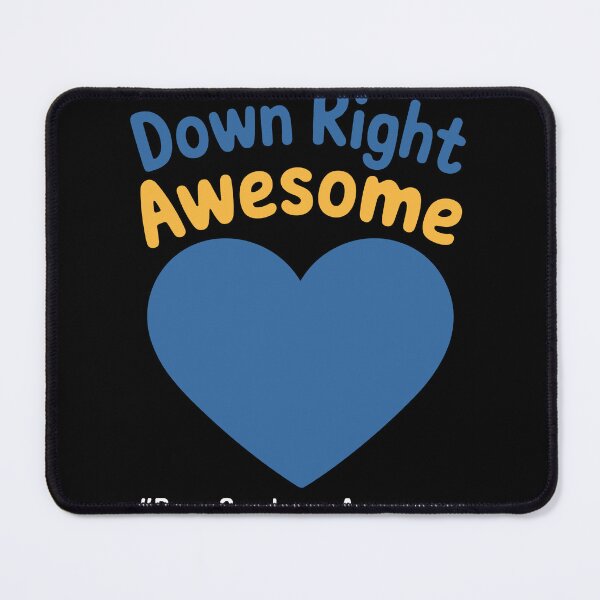 Item preview, Down Right Awesome Awareness Heart designed and sold by InsanseCreation.