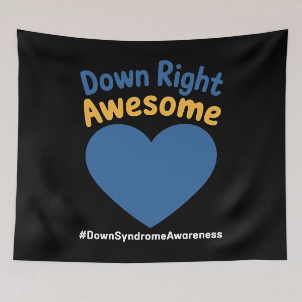 Item preview, Down Right Awesome Awareness Heart designed and sold by InsanseCreation.