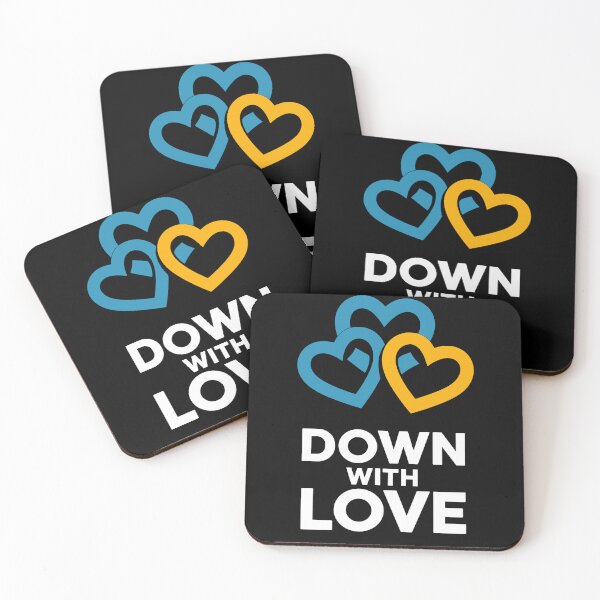 Artikelvorschau, Herztrio-Thema „Down with Love“ entworfen und verkauft von InsanseCreation.