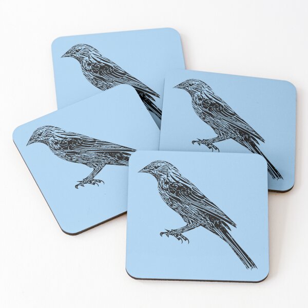 Item preview, Striped Honeyeater Black Design  designed and sold by designsasstultd.