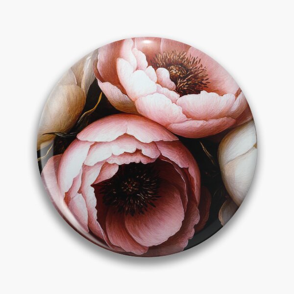 Item preview, Elegant Baroque Peony Bouquet Nightgarden designed and sold by UtArt.