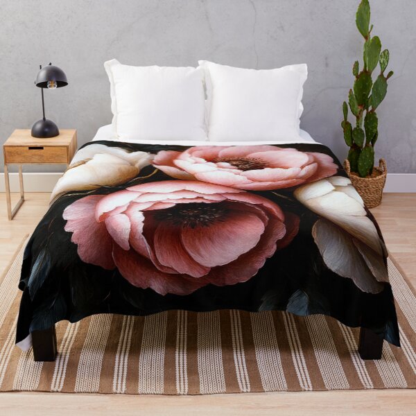 Item preview, Elegant Baroque Peony Bouquet Nightgarden designed and sold by UtArt.