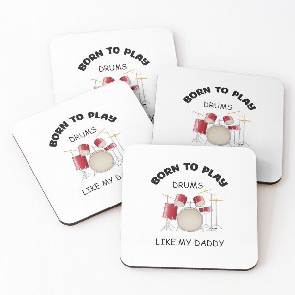 Item preview, BORN TO PLAY DRUMS LIKE MY DADDY designed and sold by nor-my.