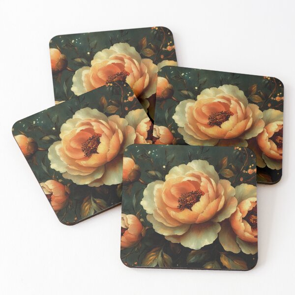 Item preview, Whispering Baroque Floral Roses Dream Nightgarden designed and sold by UtArt.
