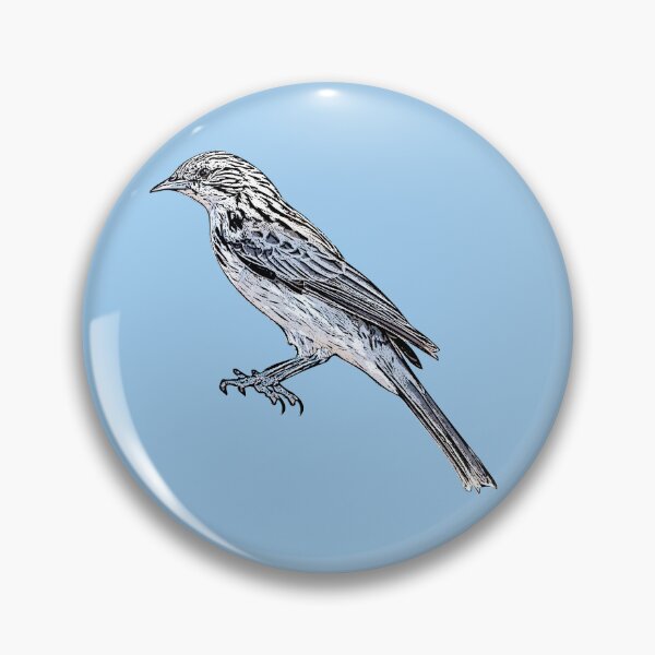 Item preview, Striped Honeyeater Black Alternate Design  designed and sold by designsasstultd.