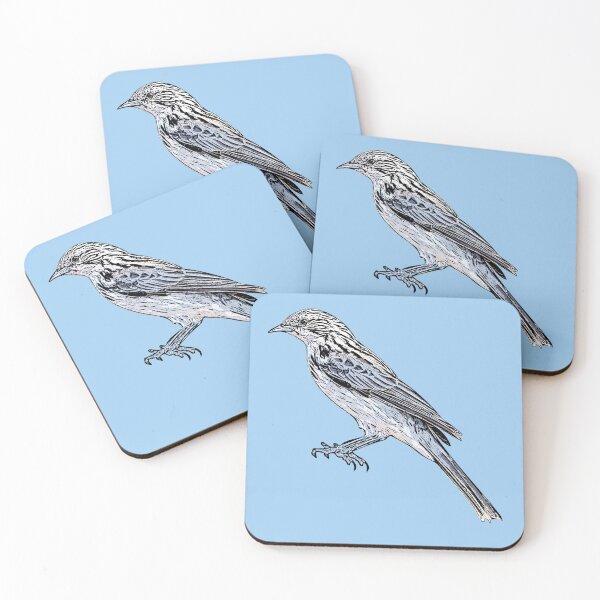 Item preview, Striped Honeyeater Black Alternate Design  designed and sold by designsasstultd.