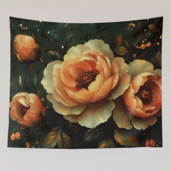 Item preview, Whispering Baroque Floral Roses Dream Nightgarden designed and sold by UtArt.