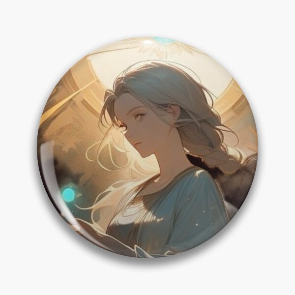 Item preview, The Blonde Girl with the Blue Ball designed and sold by Farbenmieze.