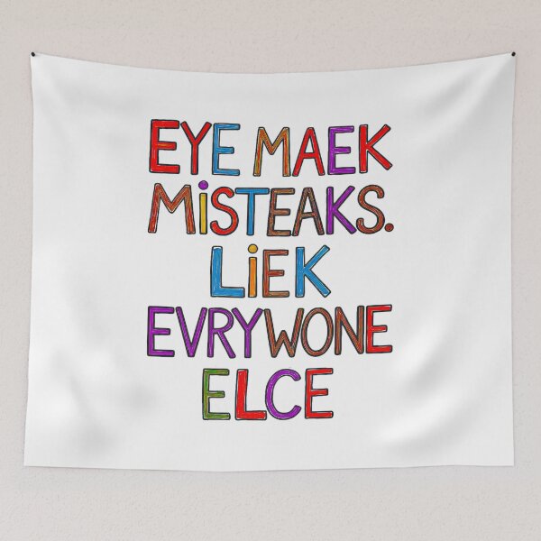 Item preview, Misteaks Everyone's Human designed and sold by Amanda's Factory.