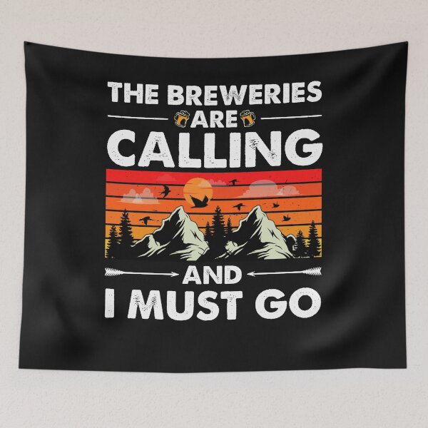 Item preview, The breweries are calling and i must go vintage mountain designed and sold by NookMerch97 .