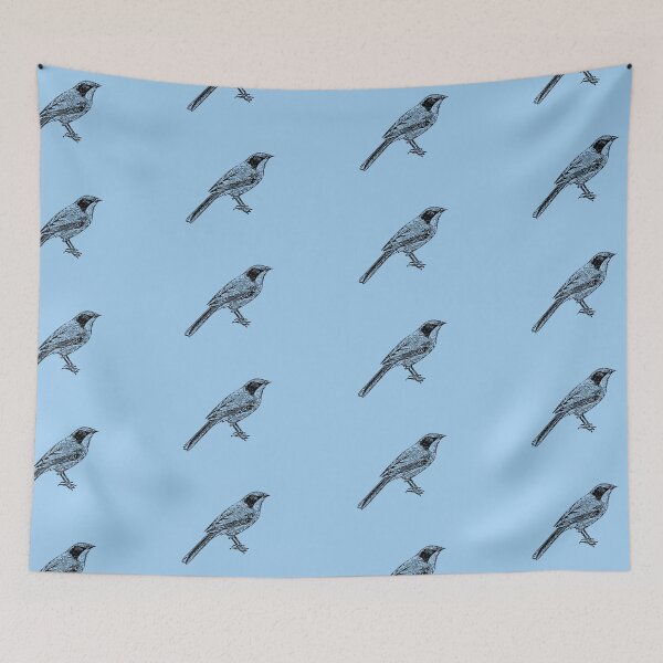 Item preview, Yellow-tufted Honeyeater Black Design  designed and sold by designsasstultd.