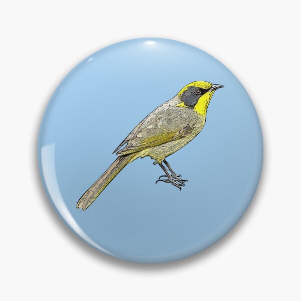 Item preview, Yellow-tufted Honeyeater Black Alternate Design  designed and sold by designsasstultd.