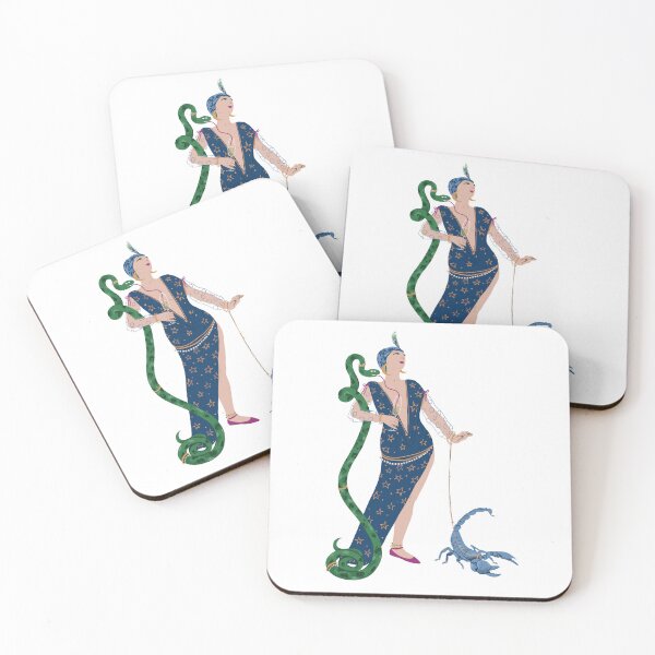 Item preview, Lady with a snake and a scorpio designed and sold by Ekaterina Khozatskaya.