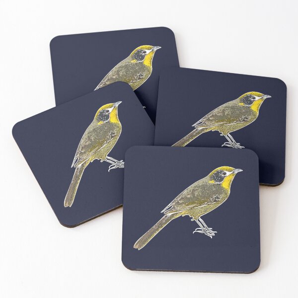 Item preview, Yellow-tufted Honeyeater White Alternate Design  designed and sold by designsasstultd.