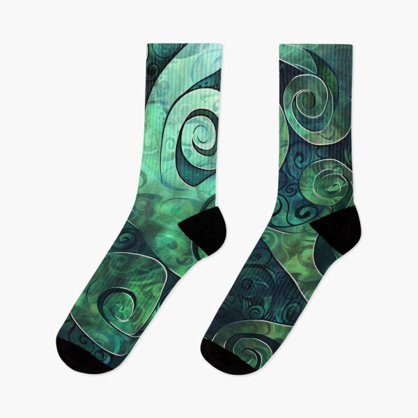 Item preview, New Zealand Māori Paua Pattern Koru Design 272 designed and sold by GrinGalore.
