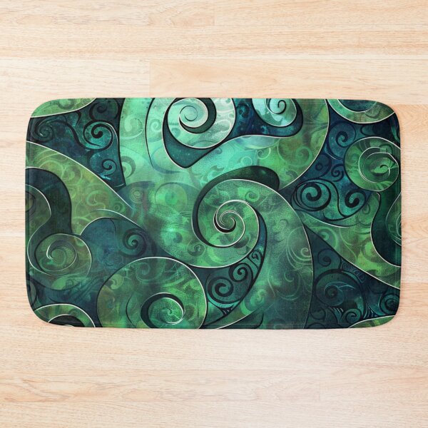 Item preview, New Zealand Māori Paua Pattern Koru Design 272 designed and sold by GrinGalore.