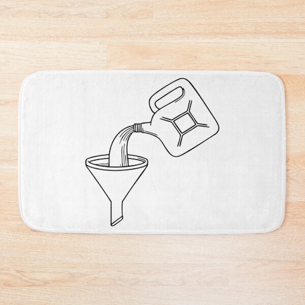Item preview, Jerry can pouring fuel into funnel designed and sold by rasagamastore.
