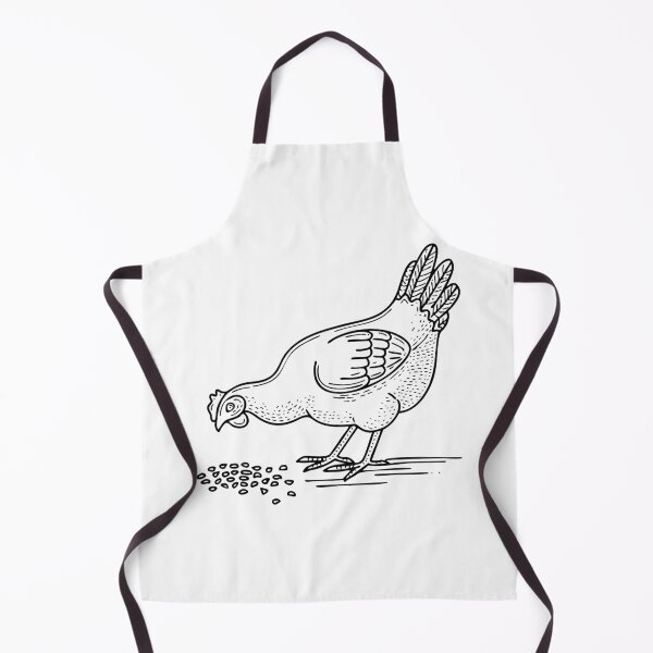 Item preview, Fowl pecking seeds in farm field designed and sold by rasagamastore.