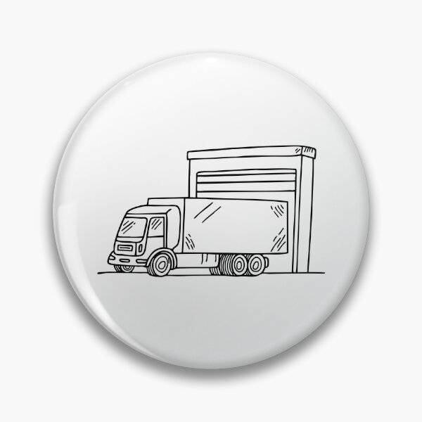 Item preview, Freight truck at loading dock designed and sold by rasagamastore.