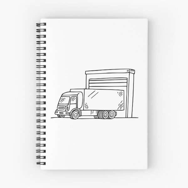 Item preview, Freight truck at loading dock designed and sold by rasagamastore.