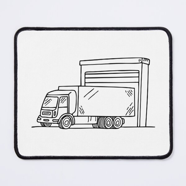 Item preview, Freight truck at loading dock designed and sold by rasagamastore.
