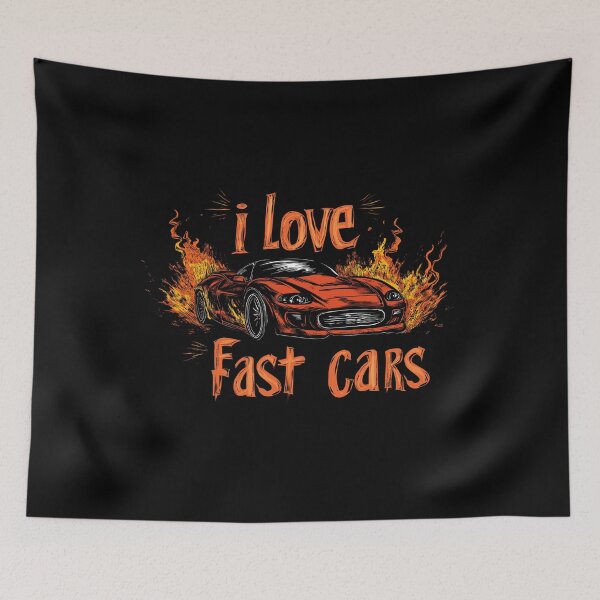 Item preview, I love fast cars designed and sold by JacobSpace.