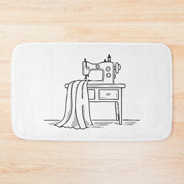 Item preview, Fabric on sewing machine in sunlight designed and sold by rasagamastore.