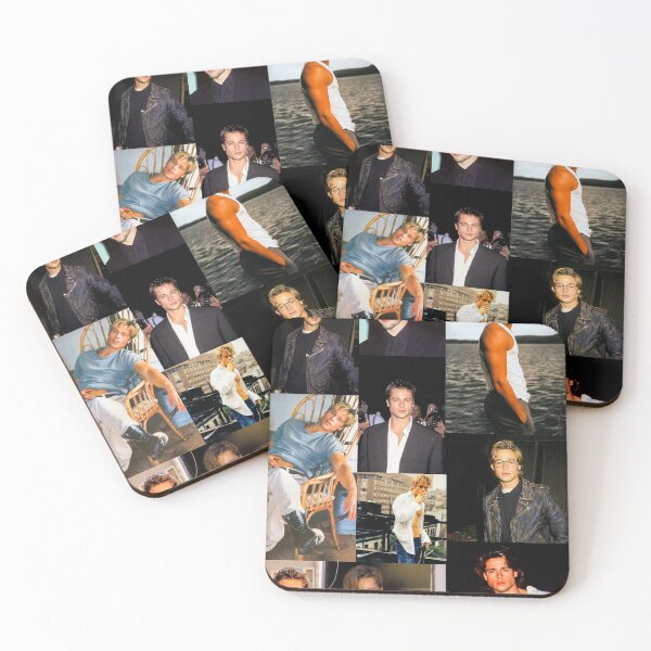 Item preview, Young Brad Pitt Collage Poster High Quality designed and sold by PocketPoach.