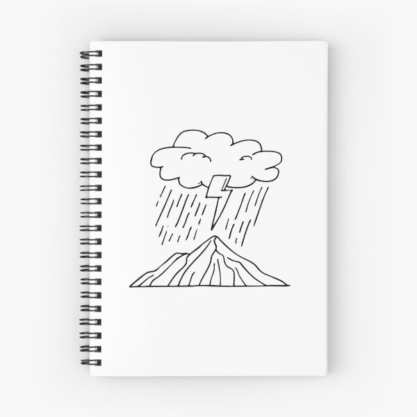 Item preview, Lightning flashing in stormy mountain sky designed and sold by rasagamastore.