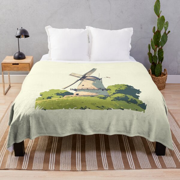 Item preview, Minimalist Windmill – Modern and Serene Art Print designed and sold by Windy-market.