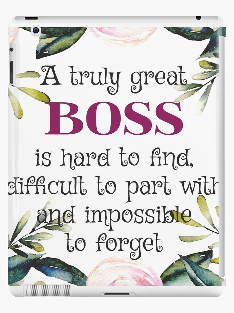 a-truly-great-boss-is-hard-to-find-boss-quote-boss-gifts-office