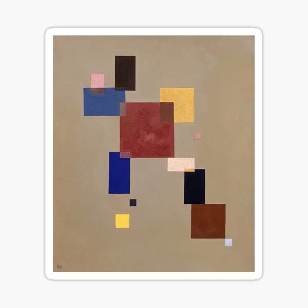 Artikel-Vorschau von Wassily Kandinsky 13 Rechtecke, 1930, designt und verkauft von maniacfitness.