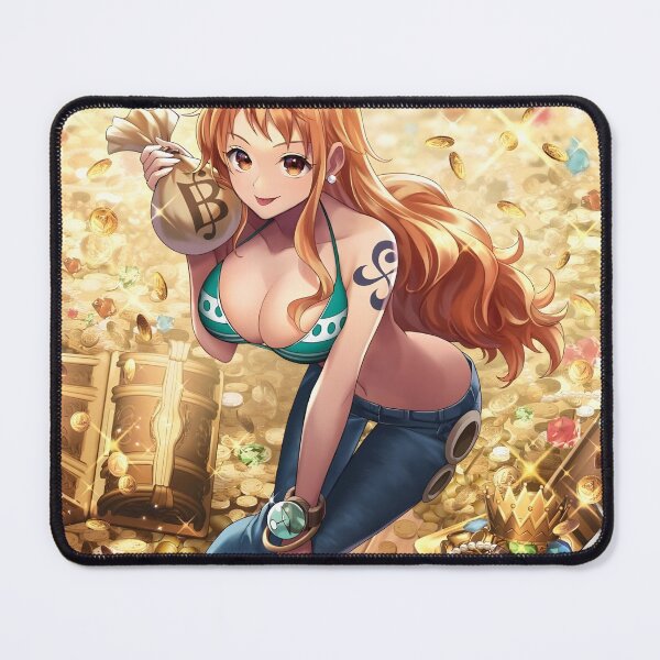 Item preview, Nami treasure tresor coin argent money waifu sexy jeans bikini one manga japan piece redhead pirate mugiwara designed and sold by The-Diamond-Art.